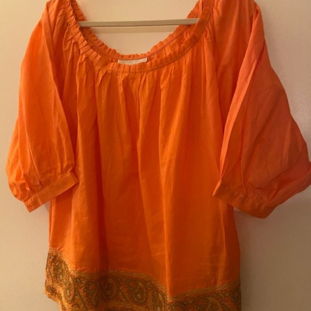 Michael Kore Orange Top